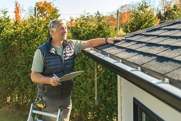 Professional Roofing technician working in Lewisville, IN